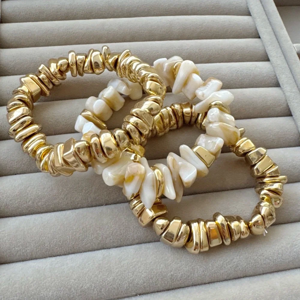 ZARA STYLE PACK OF PIECED BRACELETS NEW SEASON